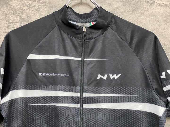 JK179 ノースウェーブ NORTHWAVE 半袖 サイクルジャージ 黒 M