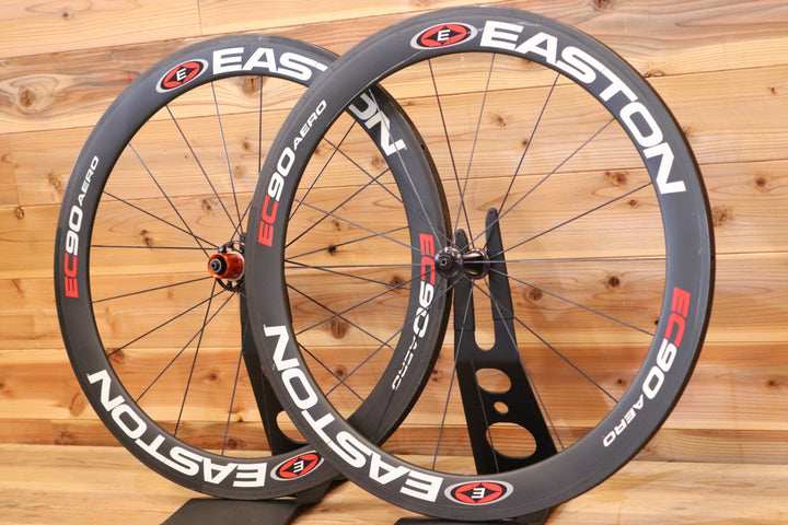 イーストン EASTON EC90 AERO RIM シマノ 11S/12S カーボン チューブラー ホイールセット 【広島店】