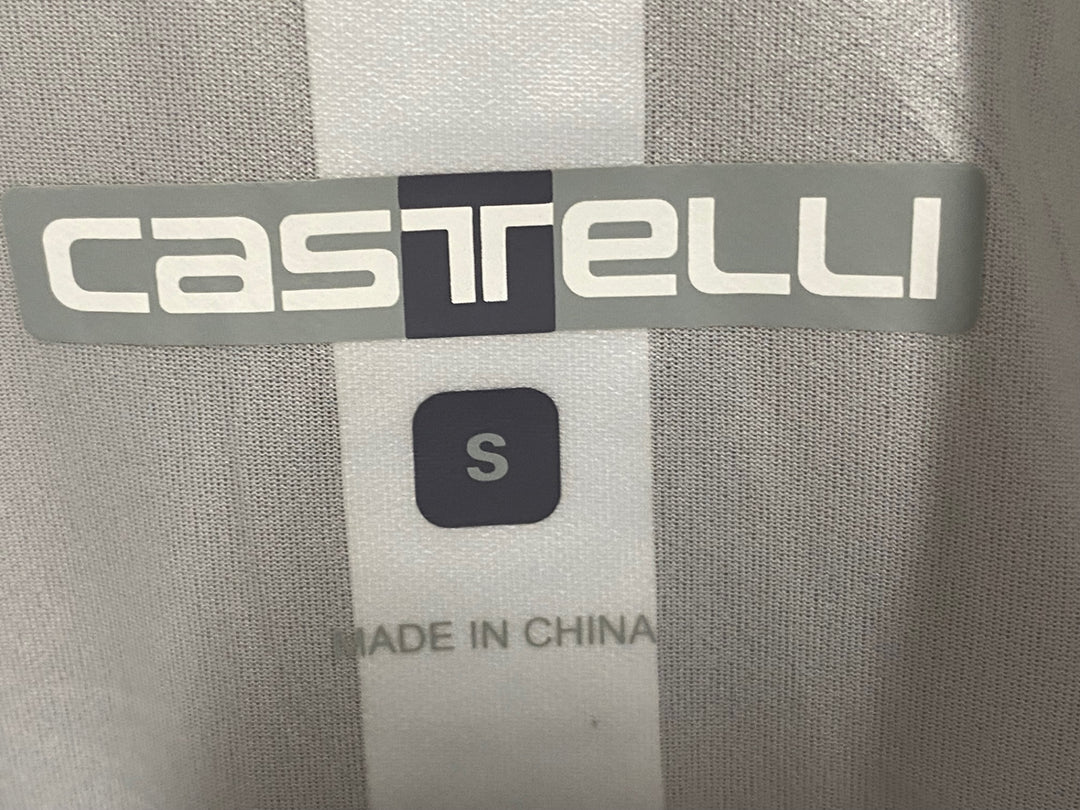 KA477 カステリ CASTELLI 長袖 ウインドブレイカー 白 S