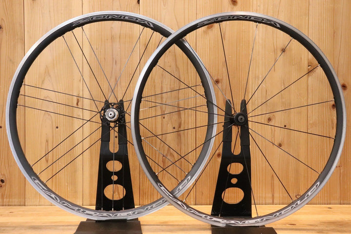 カンパニョーロ CAMPAGNOLO ゾンダ ZONDA アルミ クリンチャー ホイールセット シマノ 11S/12S 【芦屋店】