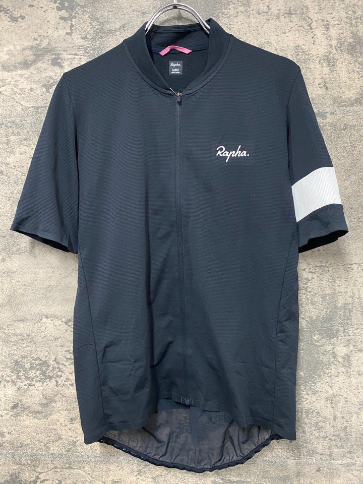 JI368 ラファ Rapha CLASSIC FLYWEIGHT JERSEY サイクルジャージ 黒 L