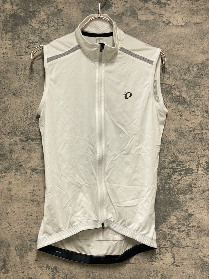 JZ837 パールイズミ PEARL iZUMi ジレ サイクルベスト 白 S