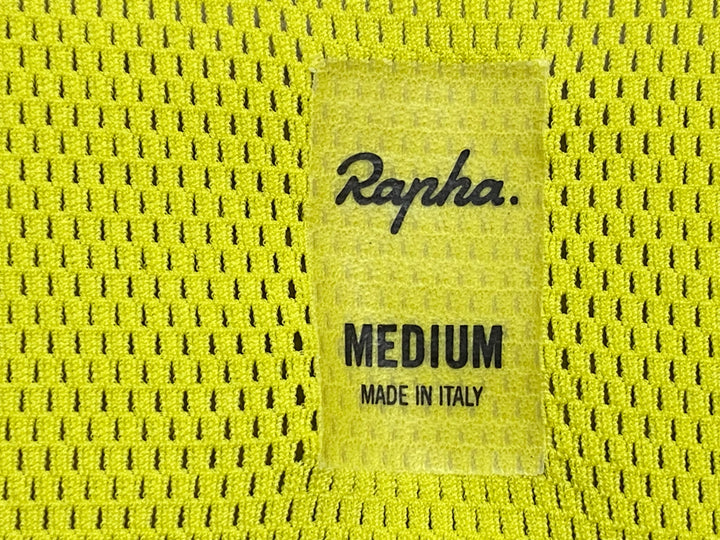 JS653 ラファ Rapha ビブショーツ 黒 黄色 M