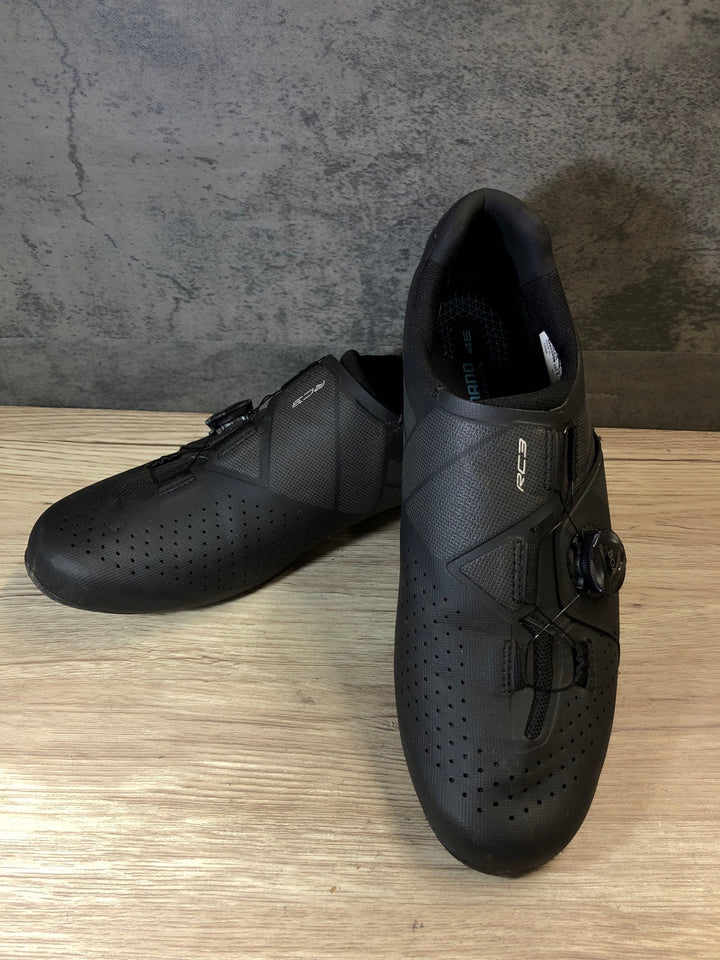 JO170 シマノ SHIMANO SH-RC300M ビンディングシューズ SPD-SL 黒 EU45