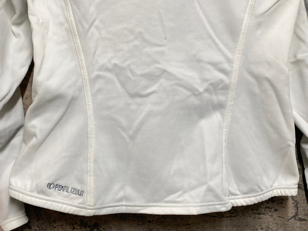 JO205 パールイズミ PEARL iZUMi 長袖 サイクルジャケット グレー 白 裏起毛 ※サイズ不明