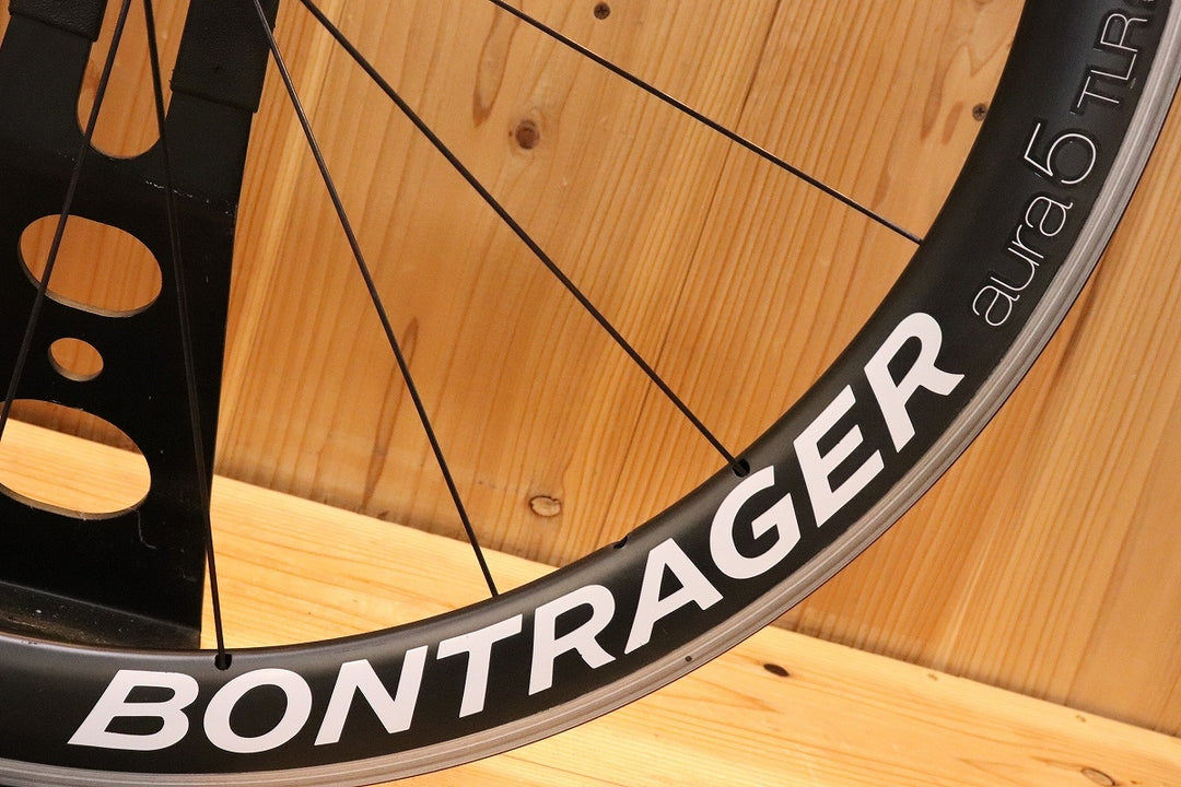 ボントレガー BONTRAGER オーラ AURA 5 TLR アルミ カーボン チューブレスレディ ホイールセット シマノ 11S/12S 【芦屋店】
