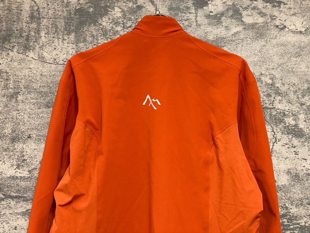KF378 セブンメッシュ 7MESH 長袖 ウインドブレイカー オレンジ S WINDSTOPPER