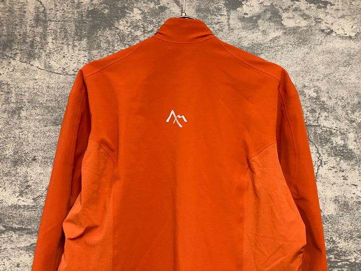 KF378 セブンメッシュ 7MESH 長袖 ウインドブレイカー オレンジ S WINDSTOPPER