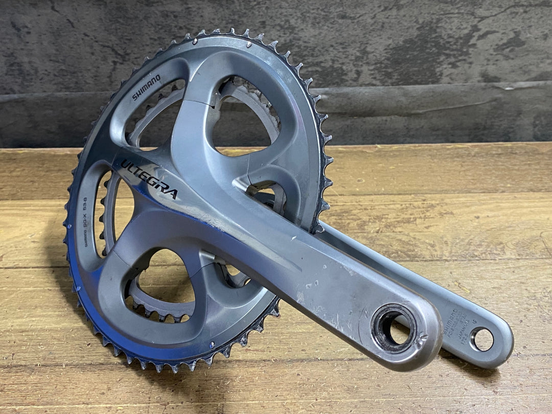 KO660 シマノ SHIMANO アルテグラ ULTEGRA FC-6700 クランクセット 172.5mm 53/39T 10S ※傷、摩耗強のためジャンク