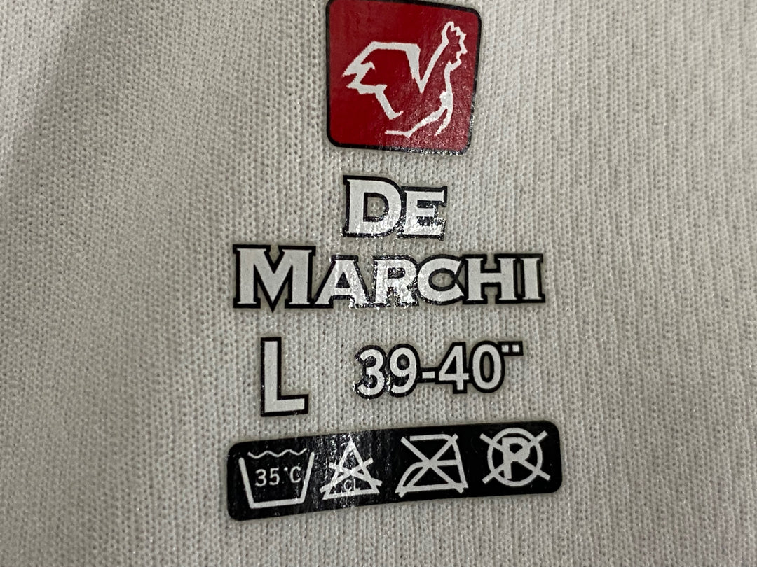 JO854 デマルキ DE MARCHI 半袖 サイクルジャージ 白 L