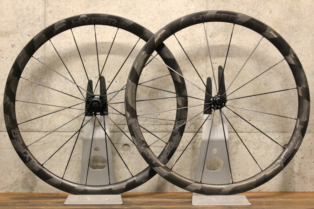 ウィンスペース WINSPACE ルンハイパー LUN HYPER 38mm リム カーボン クリンチャー チューブレスレディ ホイールセット シマノ12S/11S 【福岡店】