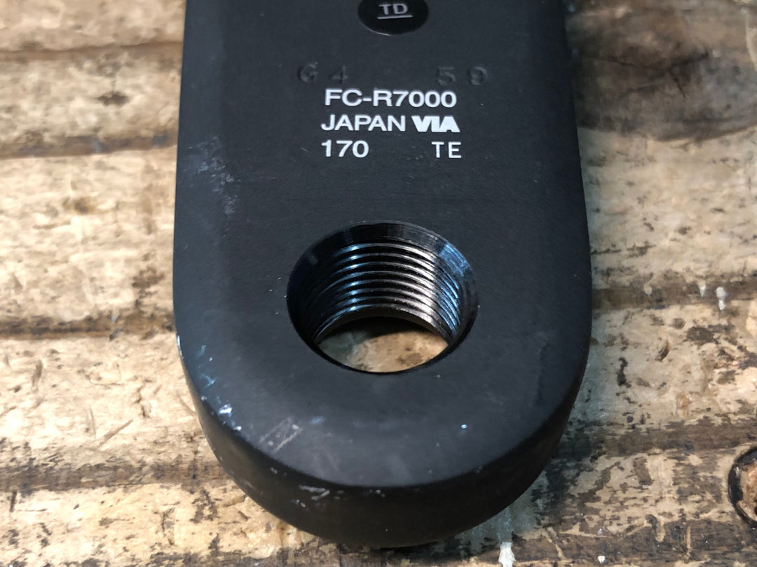 JD520 4iiii Precision PML300 パワーメーター 左側 シマノ SHIMANO 105 FC-R7000 クランクセット 170mm 50/34T 11S