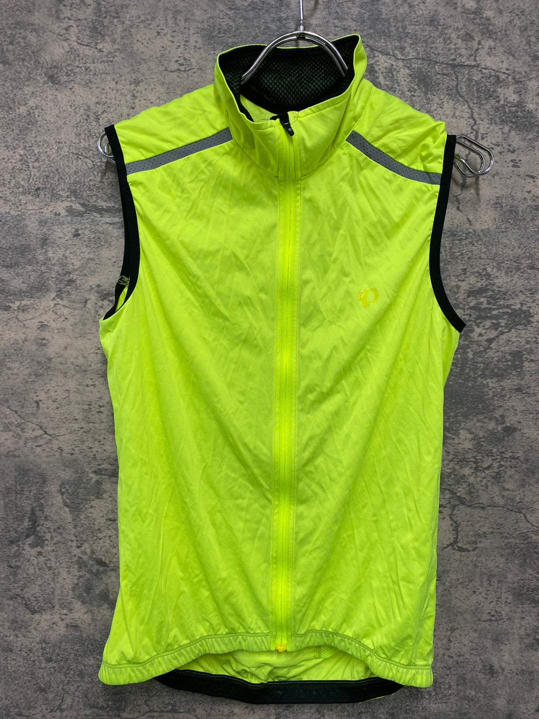JQ908 パールイズミ PEARL iZUMi ジレ サイクルベスト 蛍光イエロー L