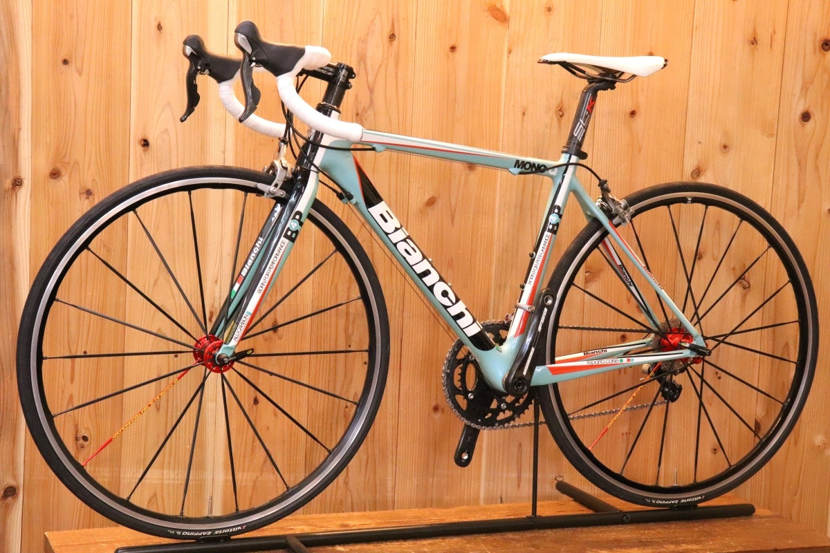 ビアンキ BIANCHI MONO-Q B4P 2010年モデル 50サイズ シマノ アルテグラ 6700 MIX カーボン ロードバイク –  BICI AMORE ONLINE STORE