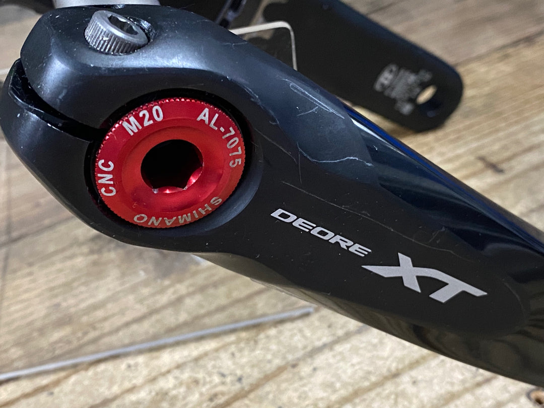 JU483 シマノ SHIMANO デオーレXT DEORE XT FC-M8000 クランクセット 170mm 34T 11S ナローワイド 非純正ボルト
