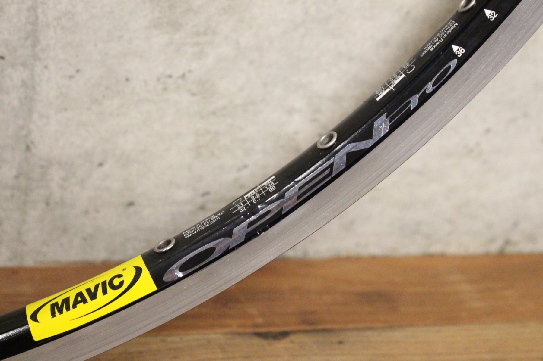 マヴィック MAVIC オープン プロ OPEN PRO アルミ クリンチャー リム