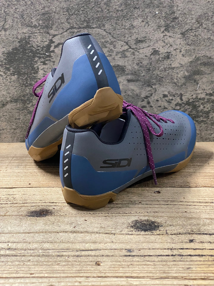 KQ679 シディ SIDI ASPER LACES ビンディングシューズ ネイビー グレー EU42