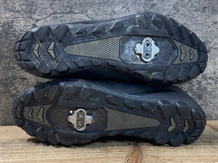 JW559 シマノ SHIMANO NE4 SHME400M L01 S ビンディングシューズ 2穴 黒 EU43