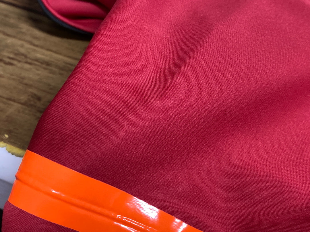 JQ911 カステリ CASTELLI ROSSO CORSA ALPHA RoS 2 JACKET 長袖 サイクルジャケット 赤 M 裏起毛