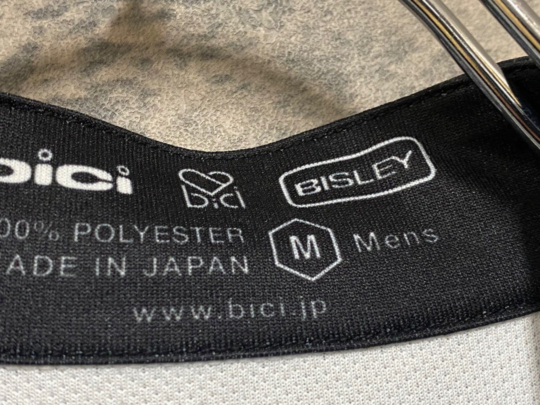 JP128 ビチ bici 半袖 サイクルジャケット 黒 白 M