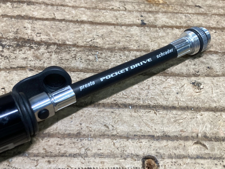 JK712 レザイン LEZYNE POCKET DRIVE 携帯空気入れ 黒