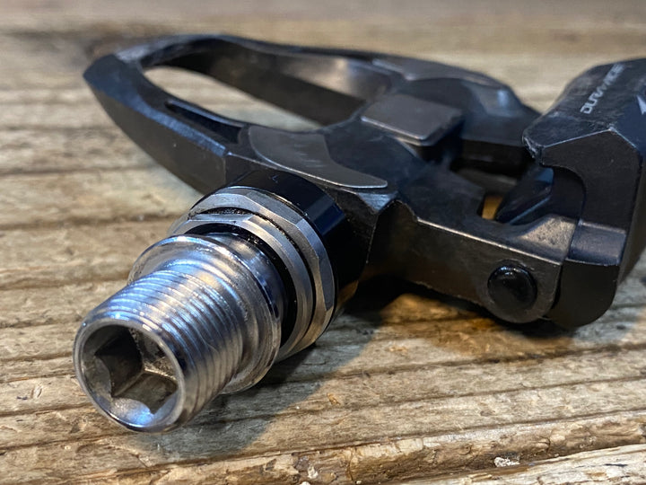 JT742 シマノ SHIMANO デュラエース DURA-ACE PD-R9100 +4mm軸 ビンディングペダル SPD-SL