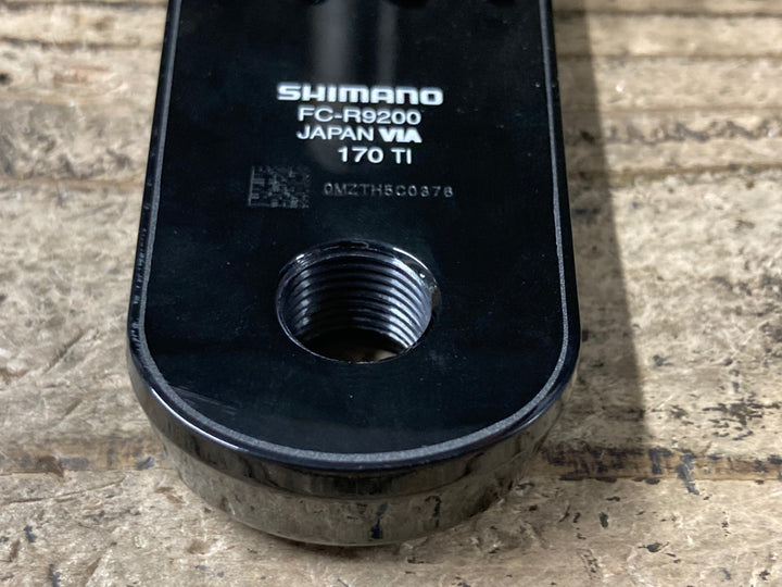 KA912 シマノ SHIMANO デュラエース DURA-ACE FC-R9200 クランクセット 52/36T 170mm