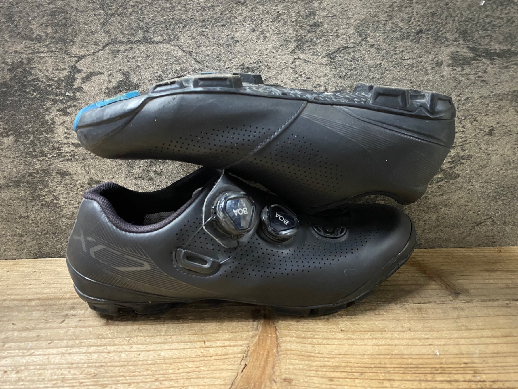 KB580 シマノ SHIMANO XC7 SHXC701M ビンディングシューズ 黒 EU41 2穴