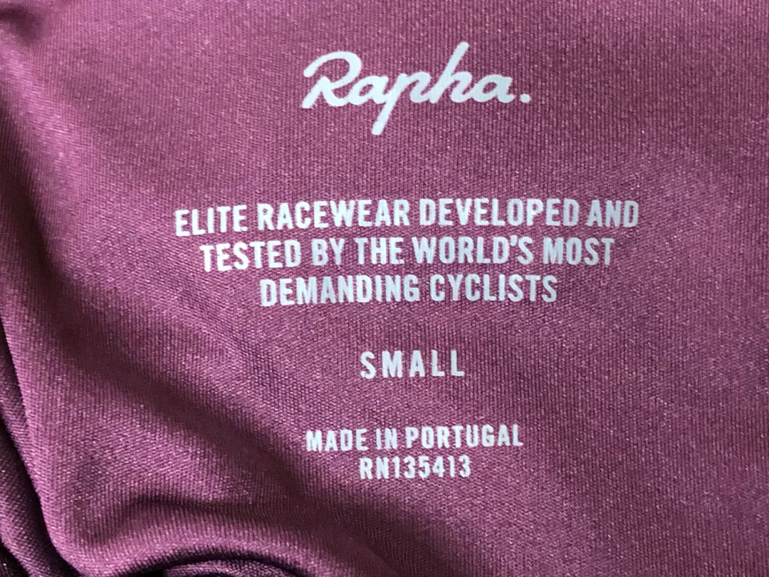 JO798 ラファ Rapha PRO TEAM FLY WEIGHT JERSEY 半袖 サイクルジャージ 赤 S