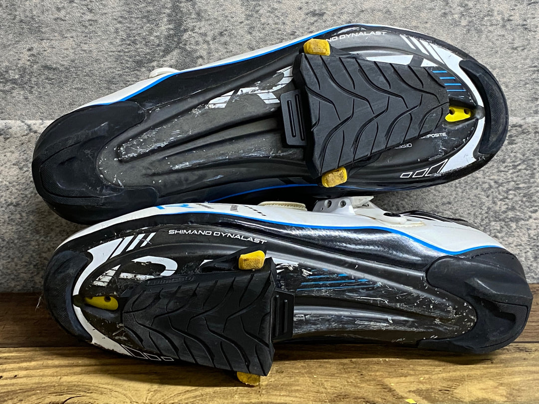 JY958 シマノ SHIMANO R171 SH-R171W ビンディングシューズ EU43 白黒 3穴