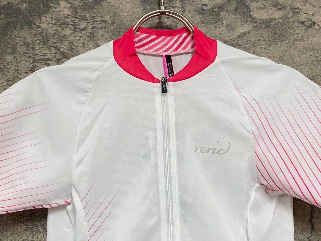 JW008 レリック reric Women's Himalia SS Jersey 半袖サイクルジャージ S 白 レディース