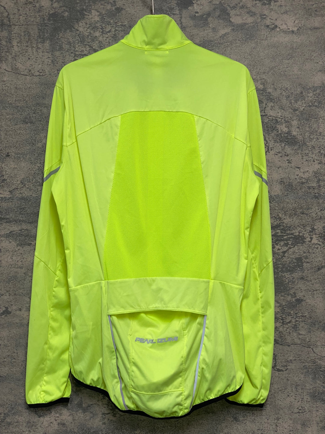JW070 パールイズミ PEARL iZUMi 長袖 ウインドブレイカー 黄 L
