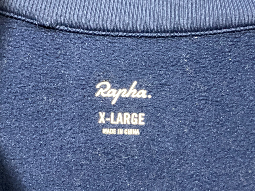 KC669 ラファ Rapha CORE WINTER JACKET 長袖 サイクルジャケット 濃青 XL 裏起毛