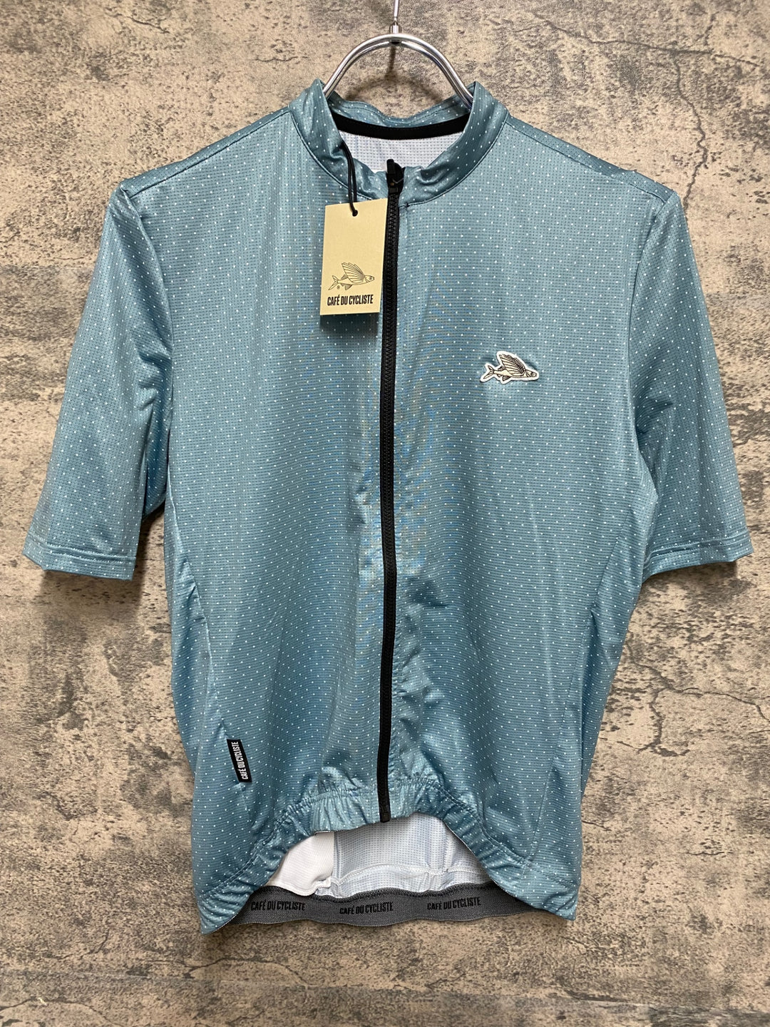 KS221 カフェドシクリステ cafe du cycliste FLEURETTE 半袖 サイクルジャージ 青 S