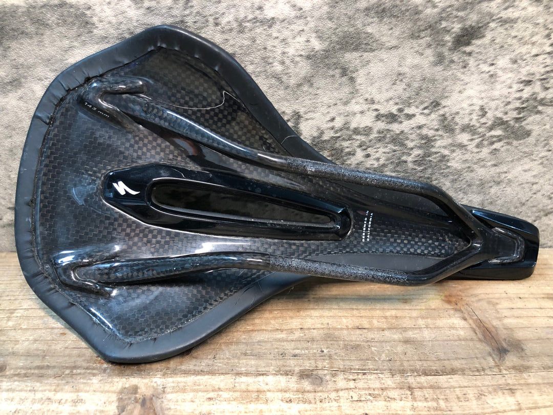 JA465 スペシャライズド SPECIALIZED S-WORKS PHENOM CARBON サドル 黒 カーボンレール 143mm