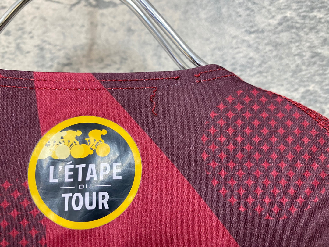 KA059 ラファ Rapha L’ETAPE MEN'S CORE BIB SHORTS ビブショーツ 黒 バーガンディ L