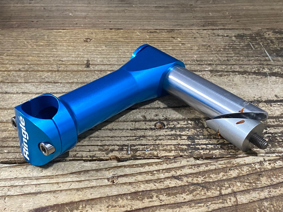 KE466 リングル RINGLE ZOOKA スレッドステム アルマイト ブルー 120mm Φ25.4