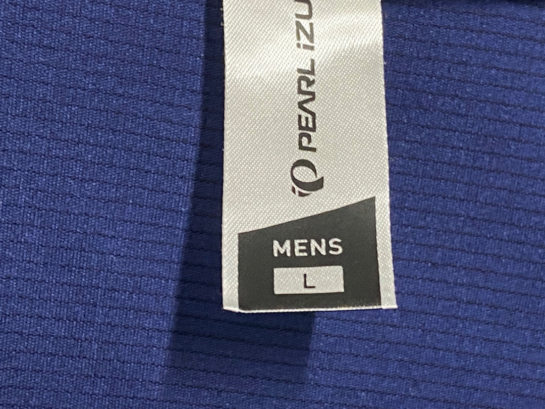 JS682 パールイズミ PEARL iZUMi 半袖 サイクルジャージ 紺 L