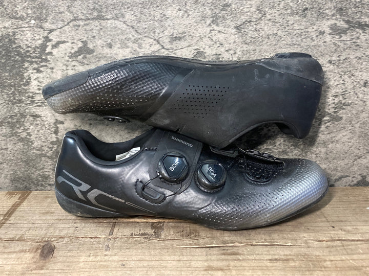 JY066 シマノ SHIMANO RC702M L01 EU43 SPD-SL ビンディングシューズ ※社外インソール