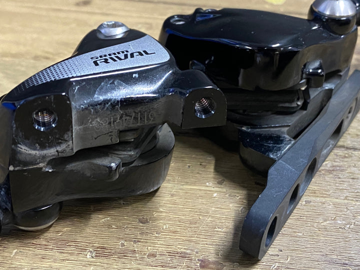 KA937 スラム SRAM ライバル RIVAL 1 ダブルタップレバー ブレーキキャリパー セット 1x11s 油圧