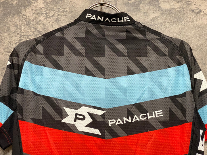 JO330 パナシェ PANACHE 半袖 サイクルジャージ 黒 S