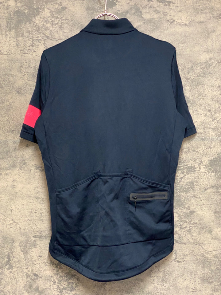 JQ086 ラファ Rapha CLASSIC JERSEY サイクルジャージ 紺 M