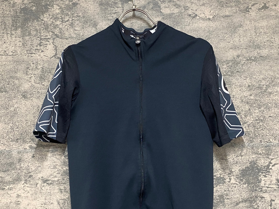 KG039 アソス assos SHORT SLEEVE JERSEY OFF-ROAD XC 半袖 サイクルジャージ 黒 グレー M