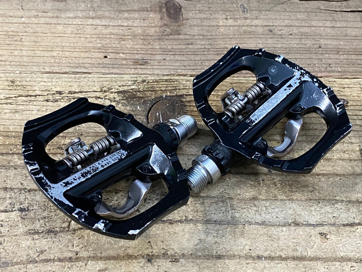 JT851 シマノ SHIMANO PD-A530 ビンディングペダル 片面フラット 黒 SPD