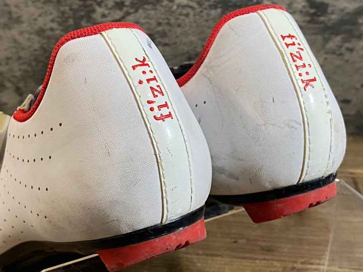 KH882 フィジーク fizik TEMPO R5 OVERCURVE SHOES ビンディングシューズ 白 EU41