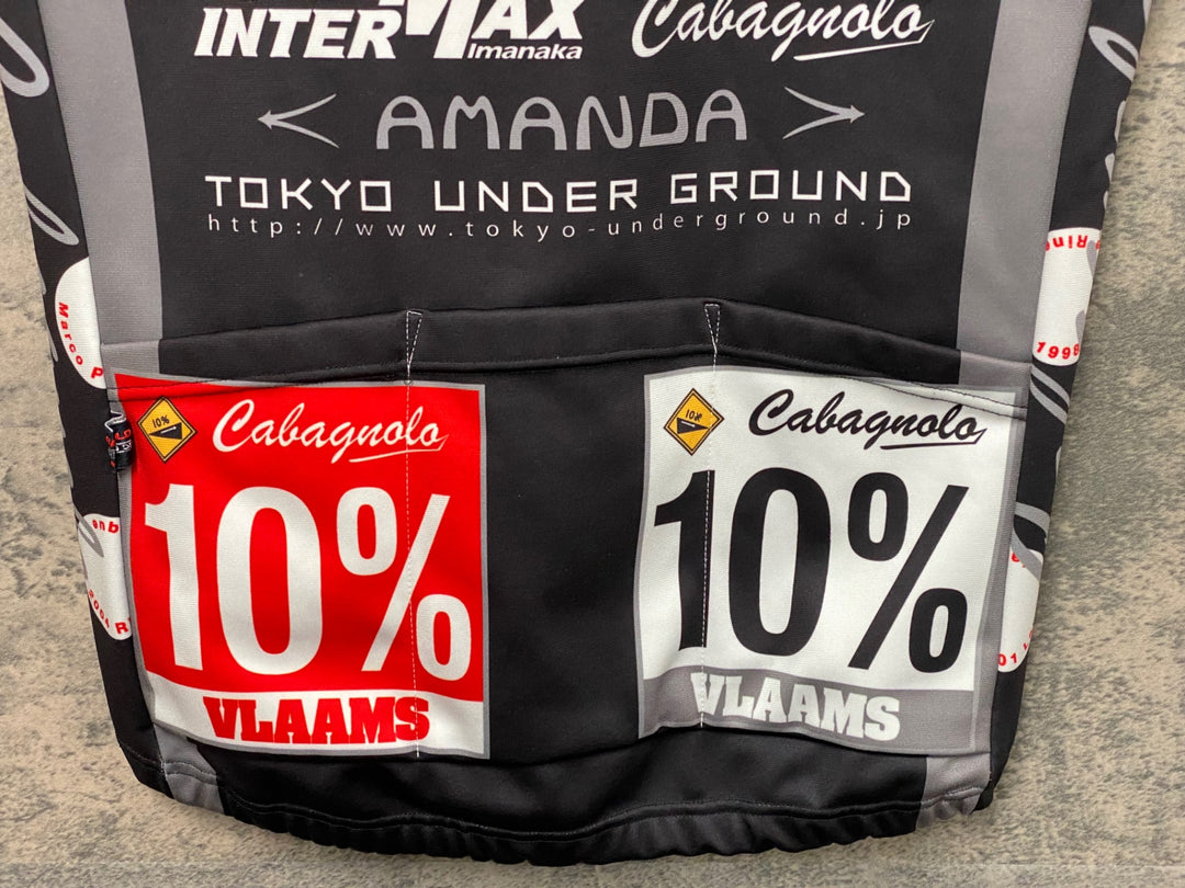 JT520 パールイズミ PEARL iZUMi サイクルベスト ジレ 黒 M 裏起毛