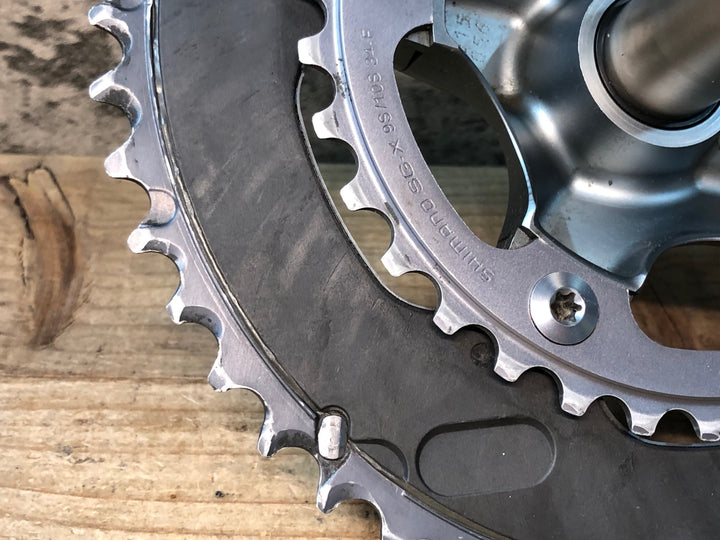 JF660 シマノ SHIMANO アルテグラ ULTEGRA FC-6700 クランクセット 10S 50/34T 170mm ※歯の摩耗大