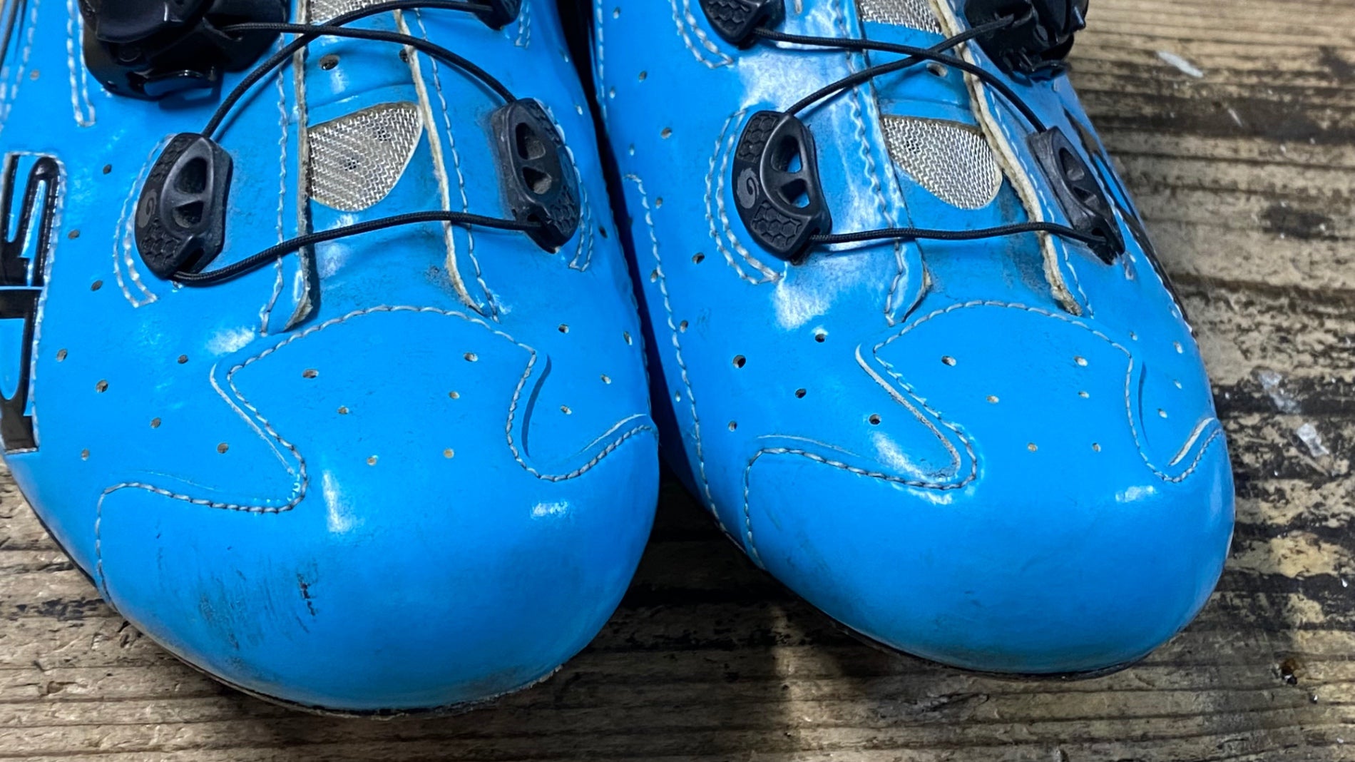 KC546 シディ SIDI WIRE VENT CARBON ビンディングシューズ 3穴 水色