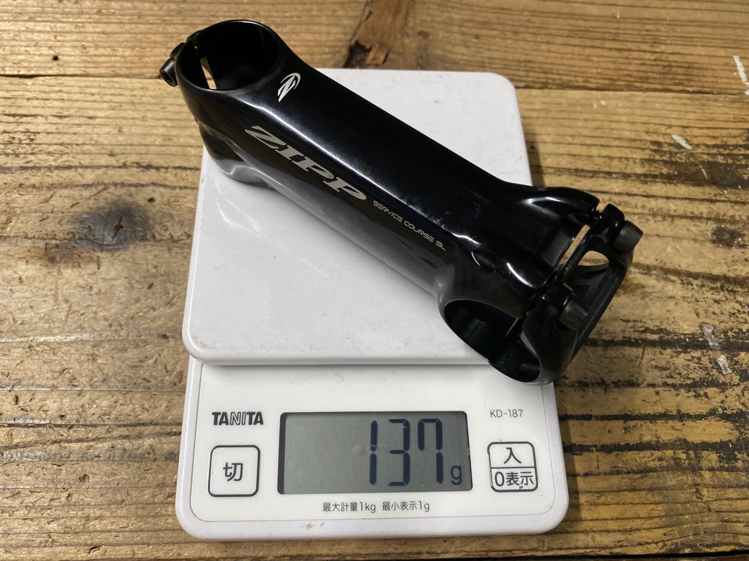 KE911 ジップ ZIPP SERVICE COURSE SL アルミ ステム 黒 110mm Φ31.8 ±6° OS