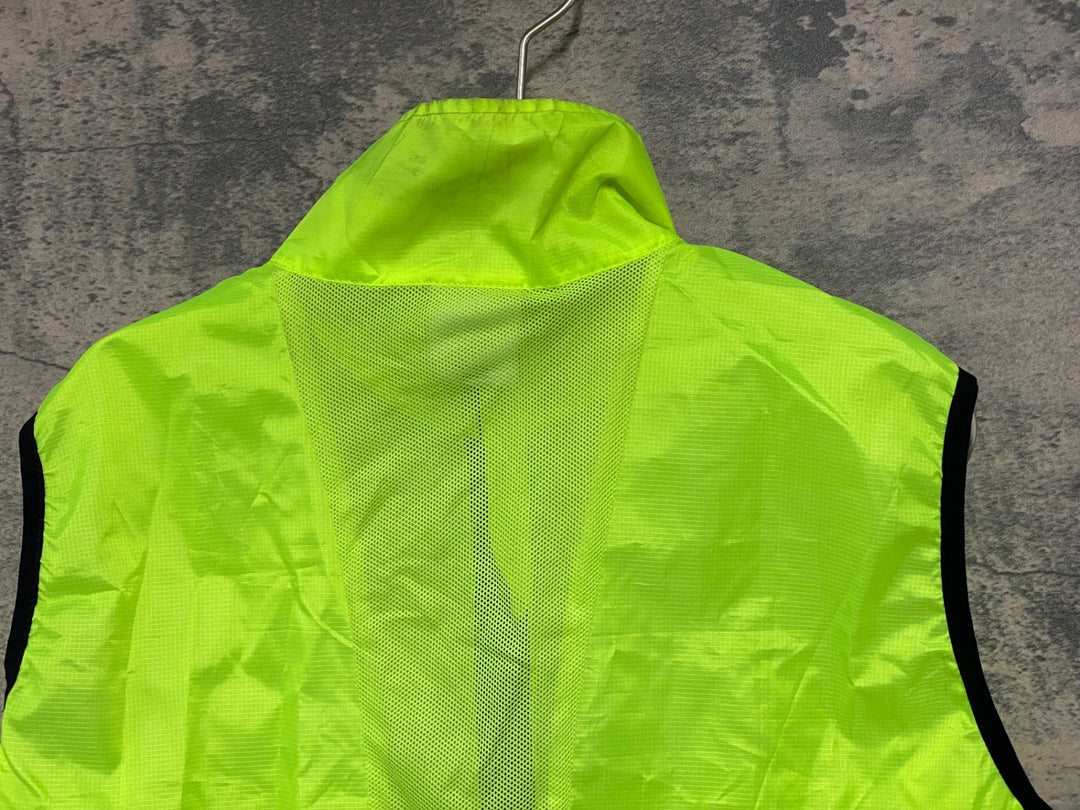 JW294 カステリ CASTELLI サイクルベスト ジレ 黄緑 XL